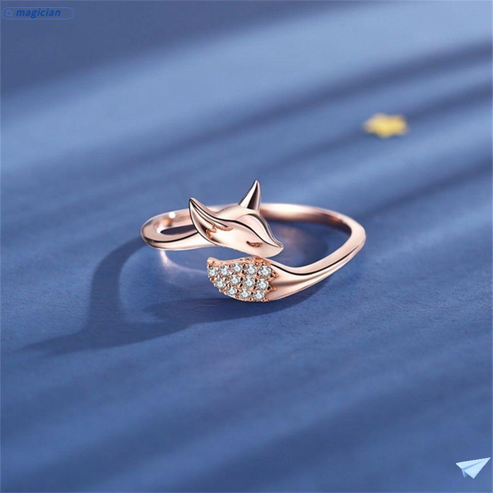 Nhẫn Thời Trang Hình Cáo Phong Cách Gothic|Túi Đeo Chéo Hình Động Vật Xinh Xắn Cho Nam Nữ