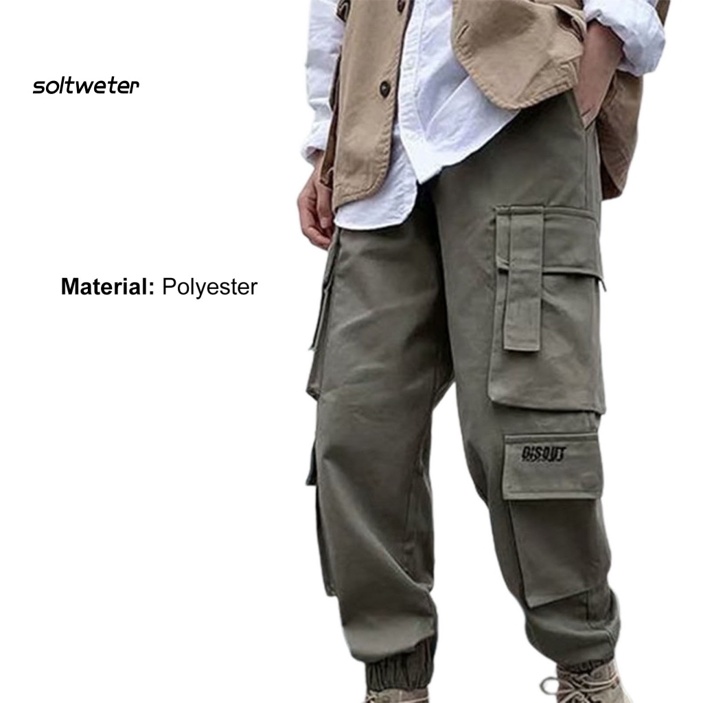 Quần Dài Nhiều Túi Thân Thiện Với Môi Trường Phong Cách Tối Giản Cho Nam