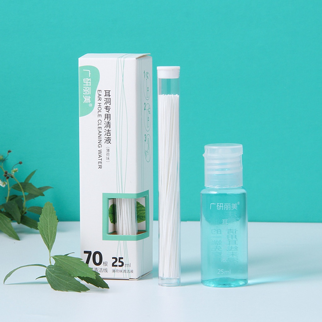 Set 70 Túi tl 70 Dùng Một Lần Làm Sạch Lỗ Tai Tiệt Trùng Và Khử Trùng Sau Khi Chăm Sóc Da