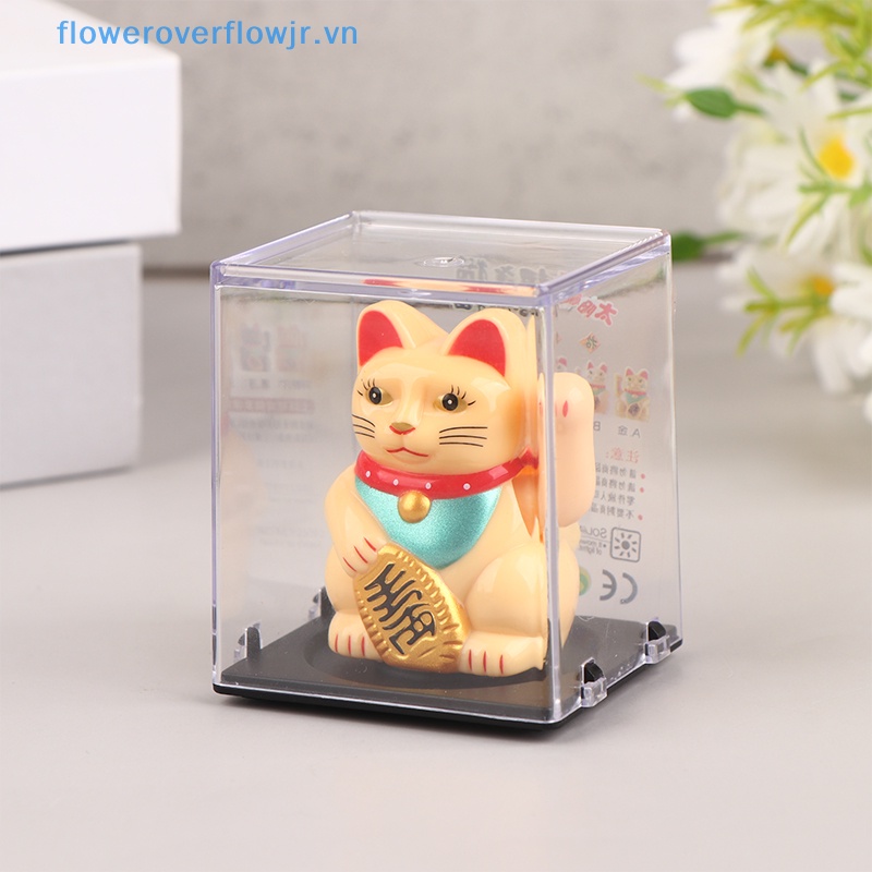 Mèo May Mắn Đeo Cánh Tay Chạy Bằng Năng Lượng Mặt Trời