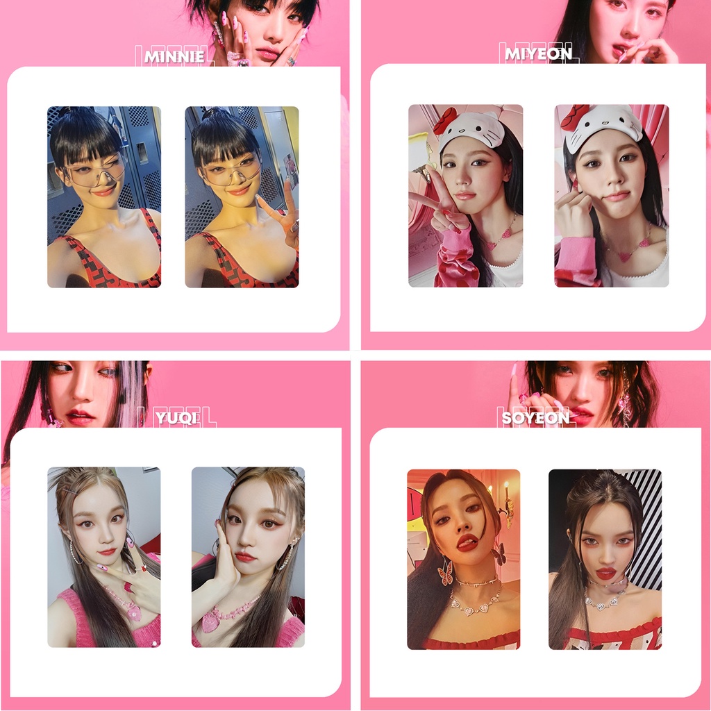 Set 5 Tấm Ảnh Lomo Card I-DLE Album I FEEL