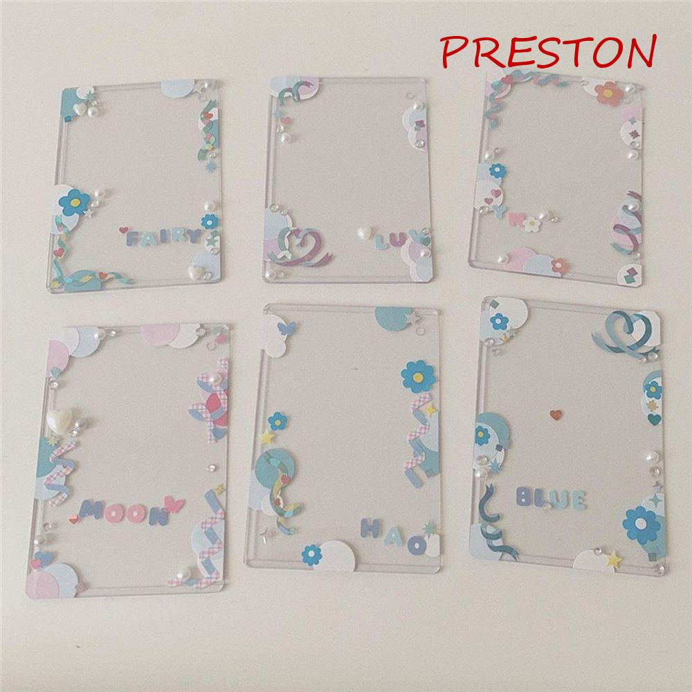 Hộp Đựng Thẻ Ảnh Trong Suốt In Hình Thần Tượng Kpop PRESTON