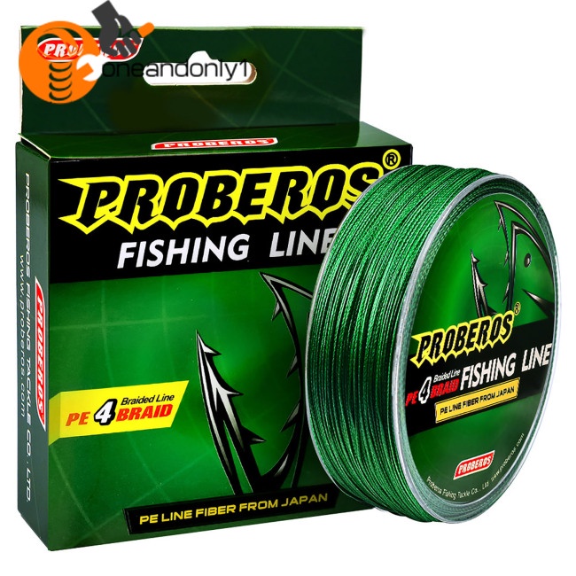 1 Cuộn Dây Câu Cá Bện 4 Sợi Chất Lượng Cao 0.4M 100m#-10# Cuộn Dây Pe Bện 6-100lb Siêu Co Giãn Nhiều Màu