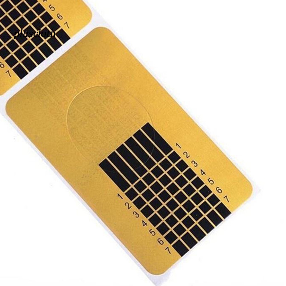 Set 100 Miếng Dán Hỗ Trợ Điêu Khắc Móng Gel UV