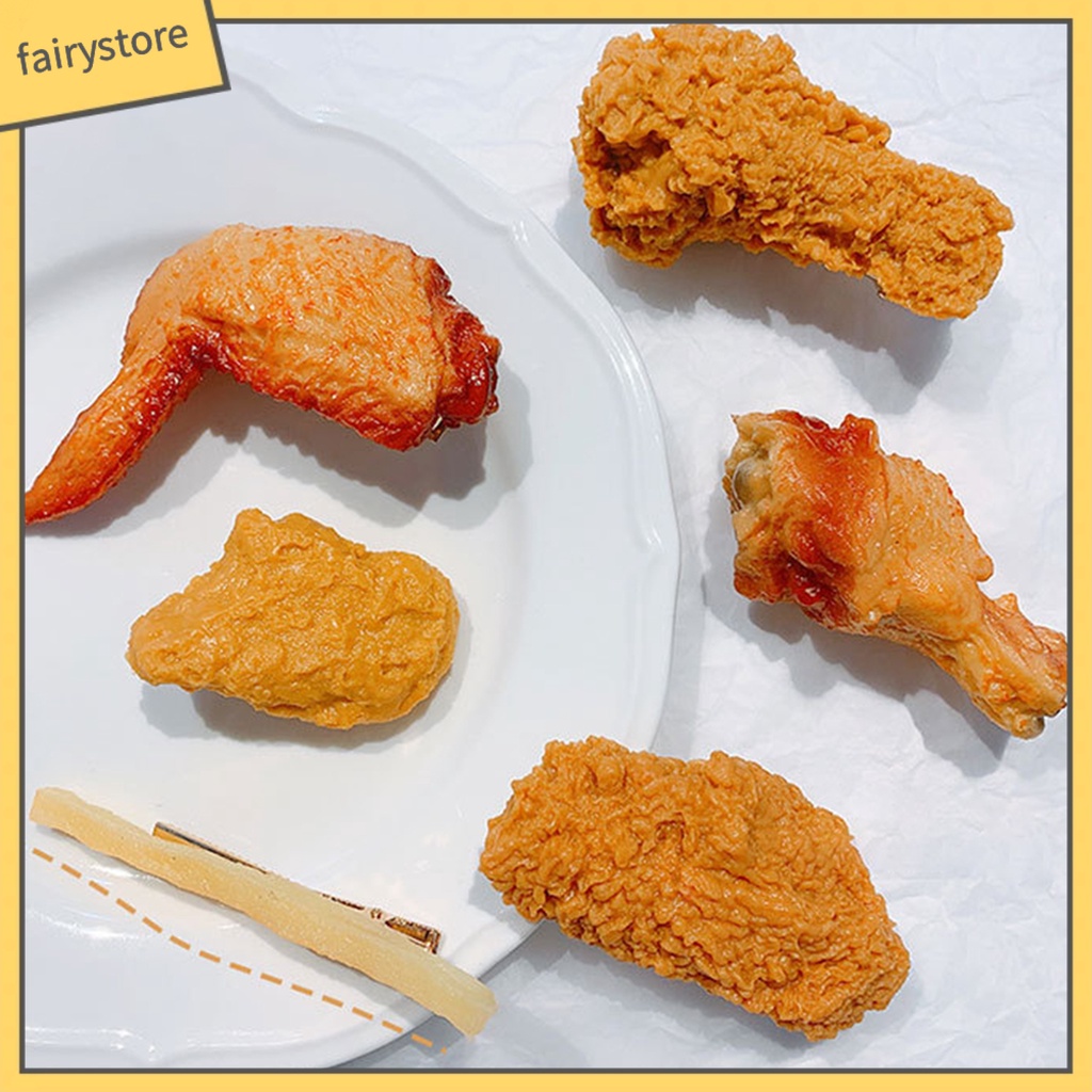 Kẹp Tóc Chống Biến Dạng Hình Thức Ăn Bằng Nhựa Cho Nữ