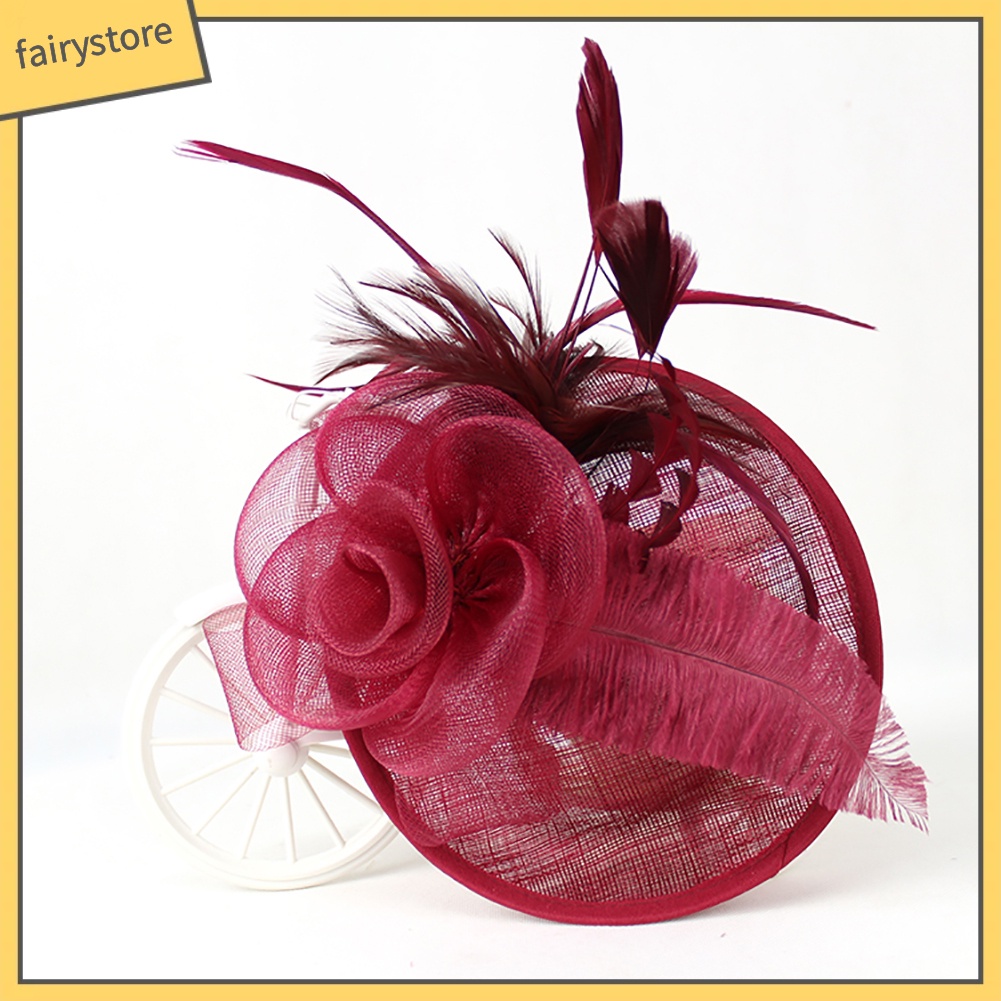 Kẹp Tóc Hình Nón Lưới Phối Mạng Che Mặt Cho Phái Nữ