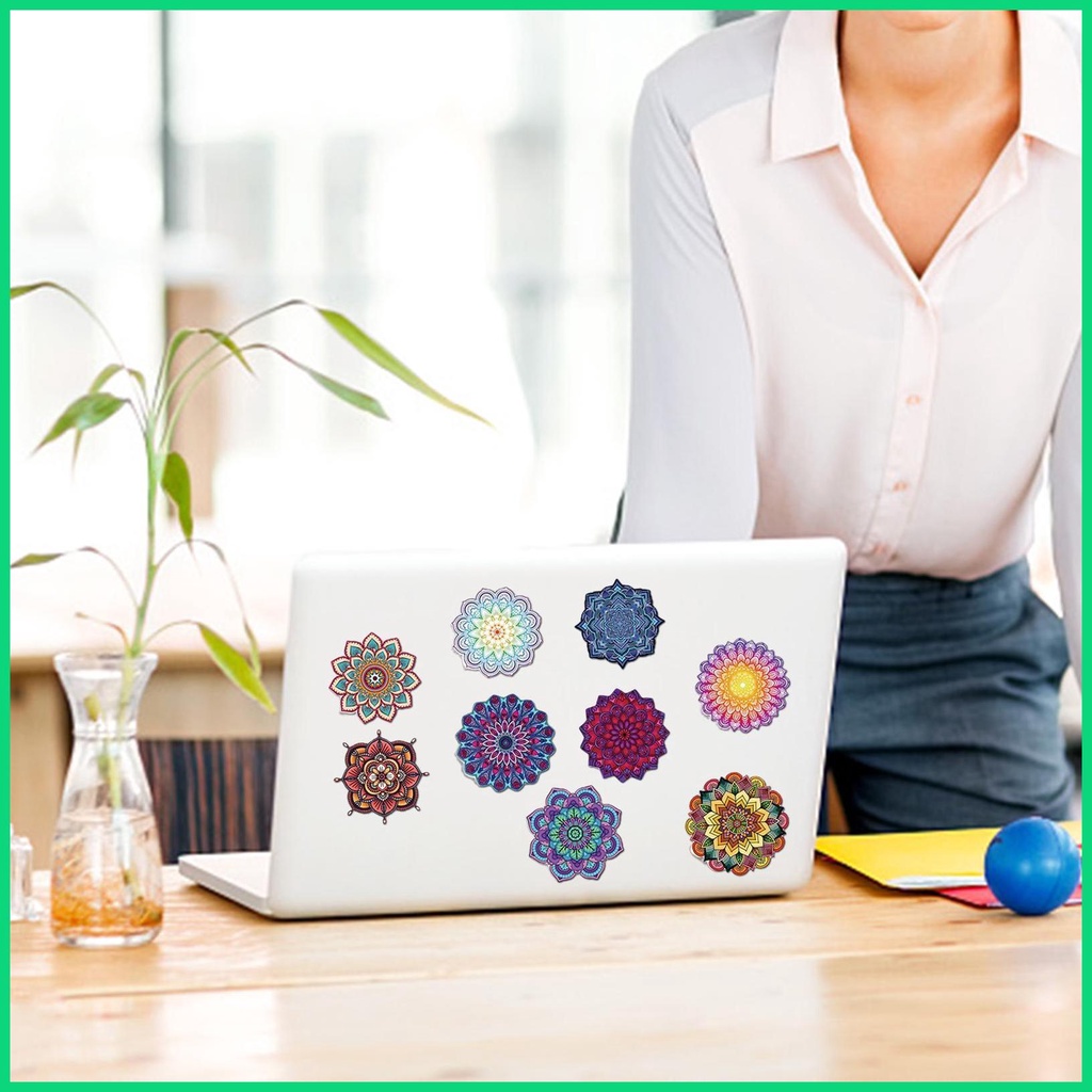 Bộ 50 Đề Can Dán Trang Trí Điện Thoại Chống Thấm Nước Nhiều Màu Dễ Thương