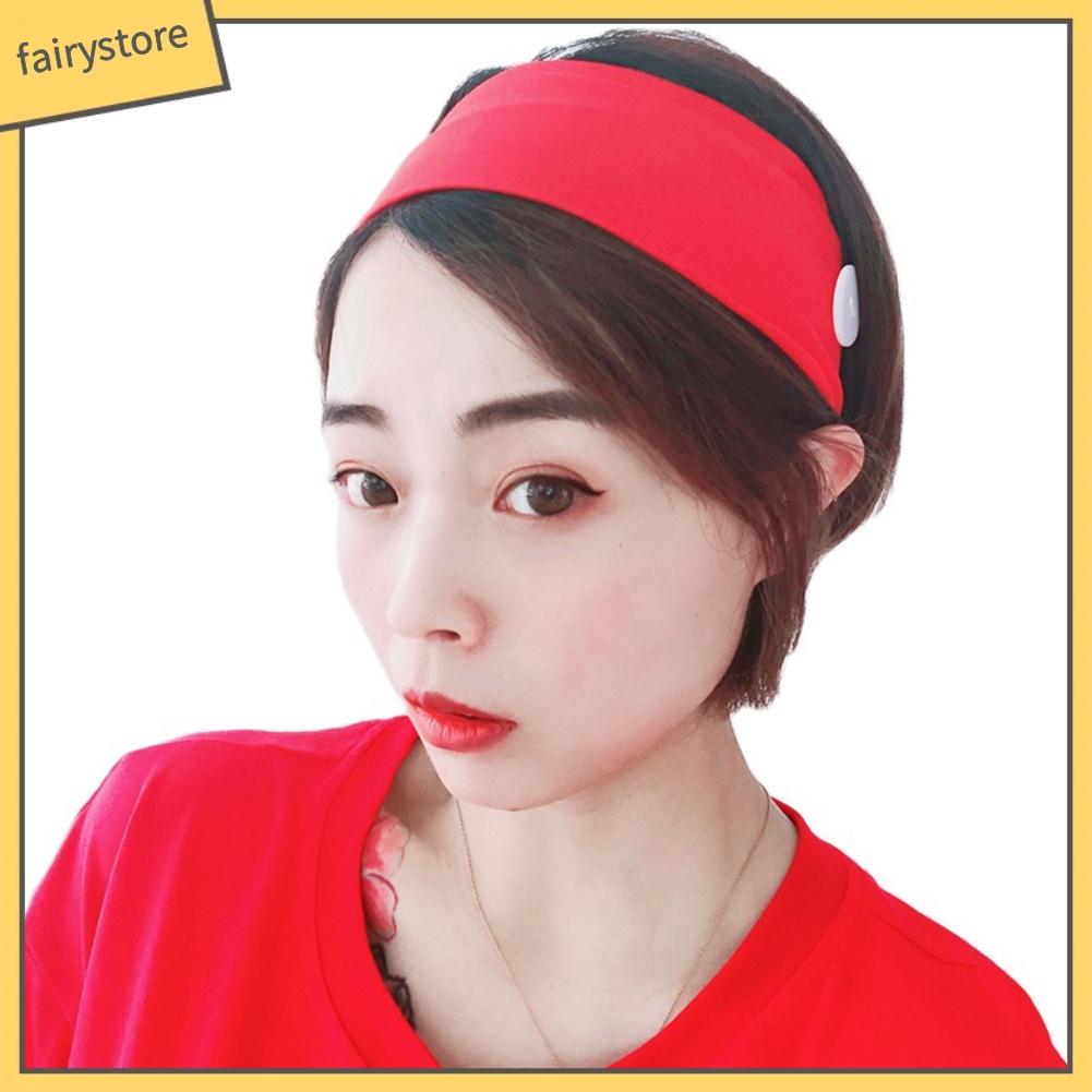 Băng Đô Cài Tóc Co Giãn Thấm Hút Mồ Hôi Bảo Vệ Tai Cho Nữ