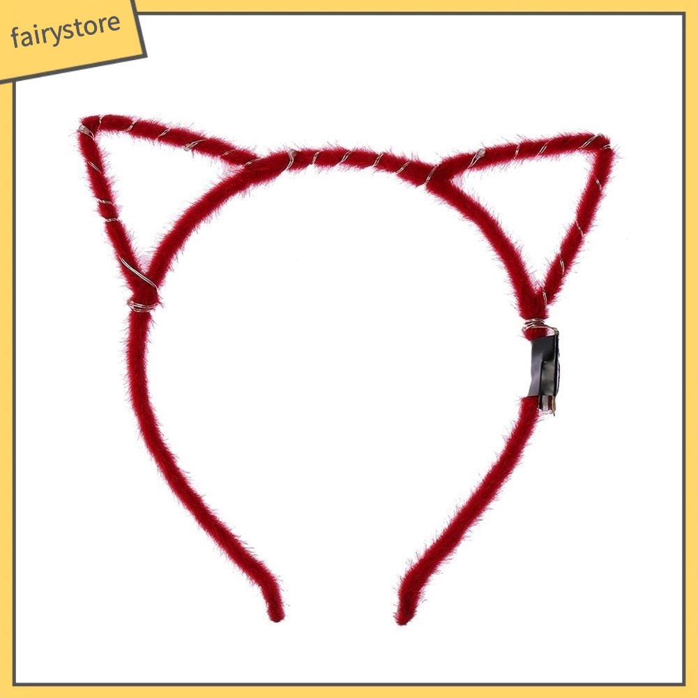 Băng Đô Tai Mèo Có Đèn LED Dễ Thương