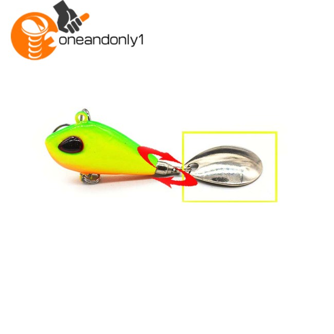 [COD] Mồi Câu Cá Xoay Bằng Thép Kim Loại Lấp Lánh Dễ Sử Dụng