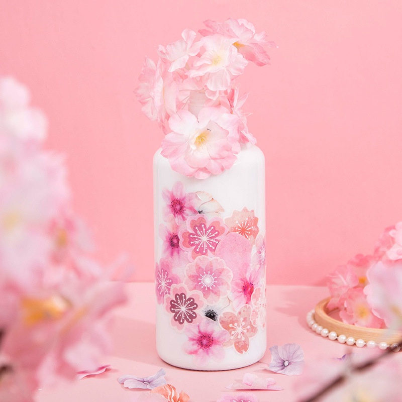 Cuộn Băng Keo Hoa Anh Đào 3.5m Trang Trí Thủ Công diy