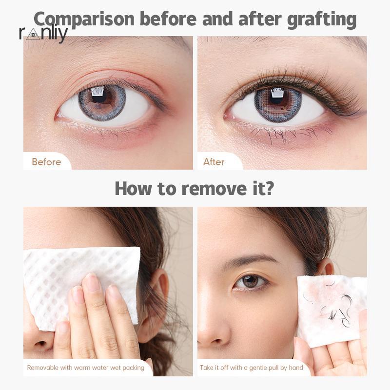 Ranliy💗Keo dán lông mi nhanh khô không dễ bị rơi ra 7g