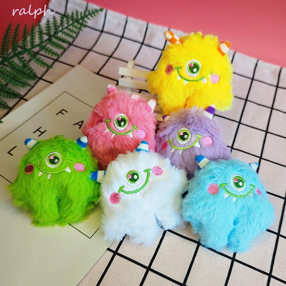 Móc Khóa Hình Thú Nhồi Bông Dễ Thương Bằng PP Cotton Trang Trí Ba Lô / Túi Xách