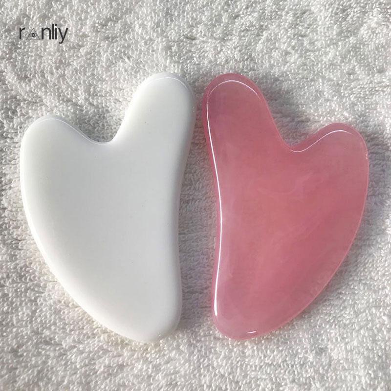 Ranliy💗Đá Guasha massage mặt Cao Cấp