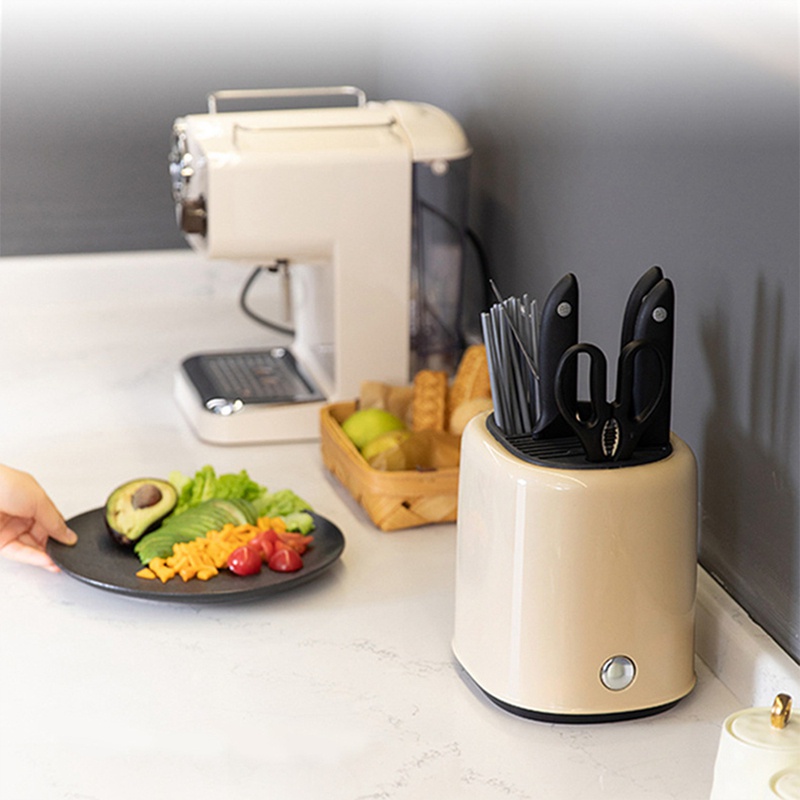 1 Giá Đỡ Dụng Cụ Ăn Uống Bằng ABS Màu Xanh Lá