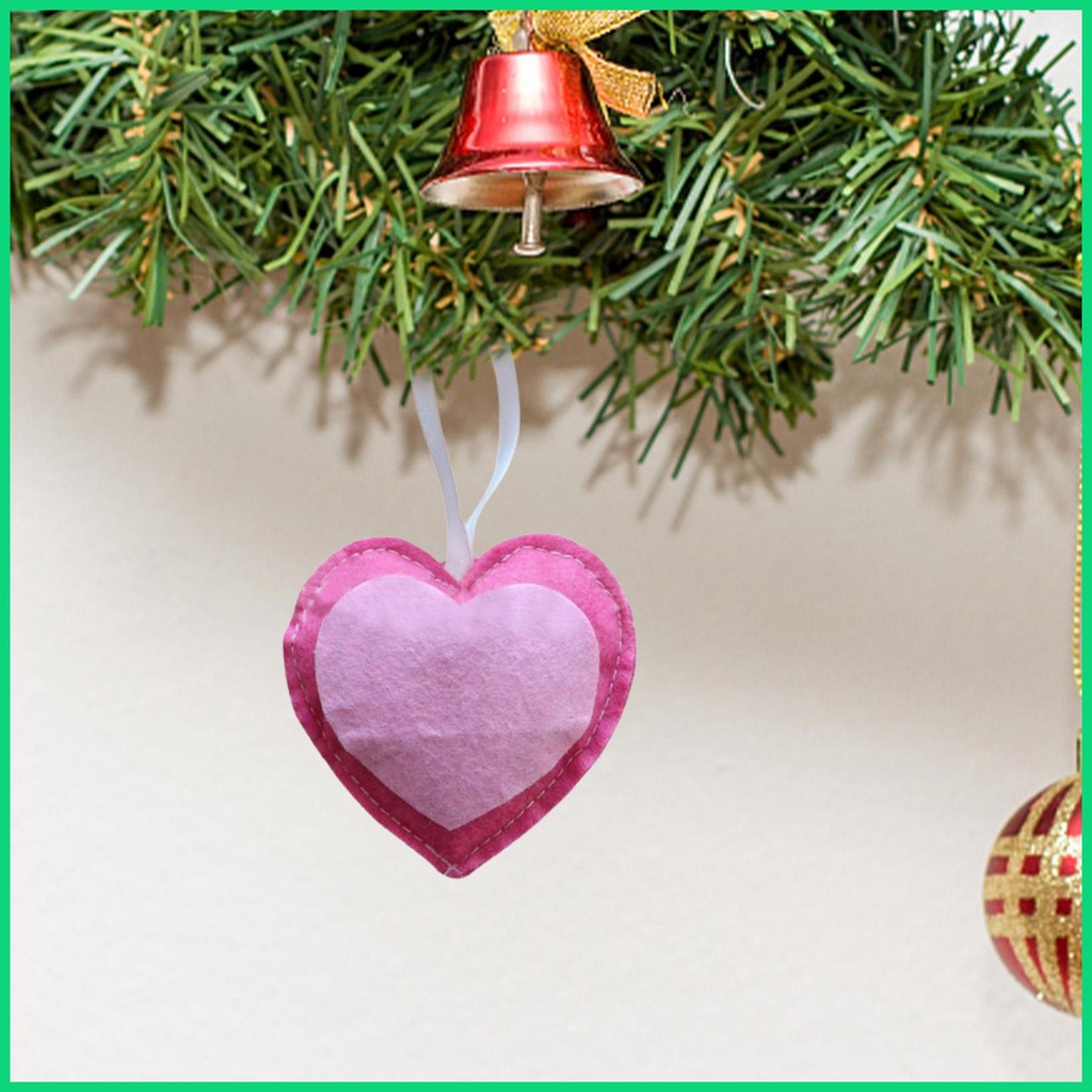 Phụ Kiện Trang Trí Cây Thông Hình Trái Tim Chống Mài Mòn