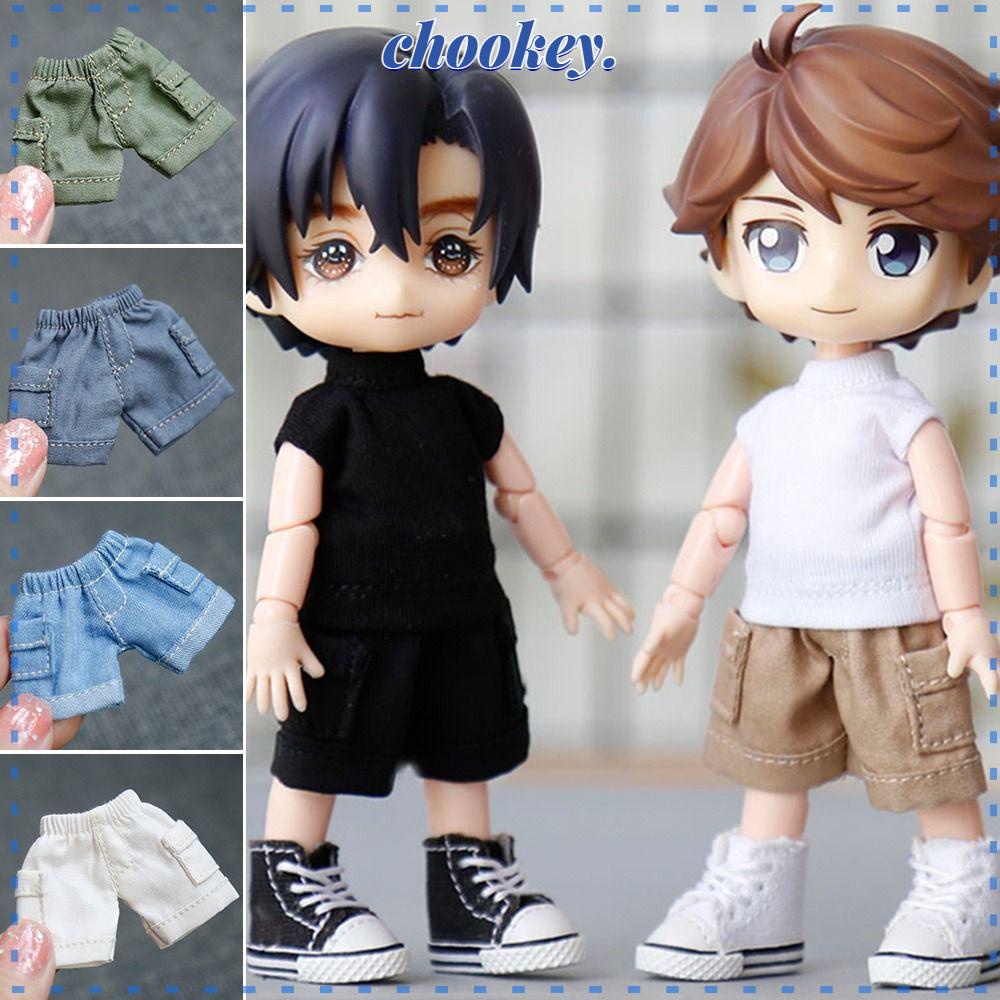 CHOOKEY Quần Short Có Túi Cho Búp Bê Tỉ Lệ 1 / 12