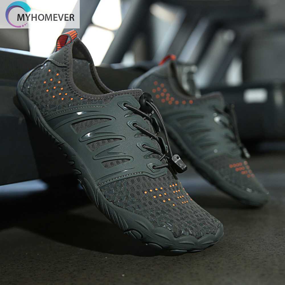 Giày Thể Thao Siêu Nhẹ Co Giãn Thoáng Khí Thời Trang Cho Nam Nữ