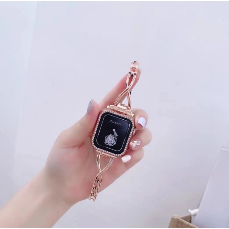 Dây Đeo Inox Thời Trang Cho Đồng Hồ Thông Minh Apple Watch Series 8 7 6 SE 5 4 3 49mm 42mm 44mm 38mm 40mm 41mm 45mm
