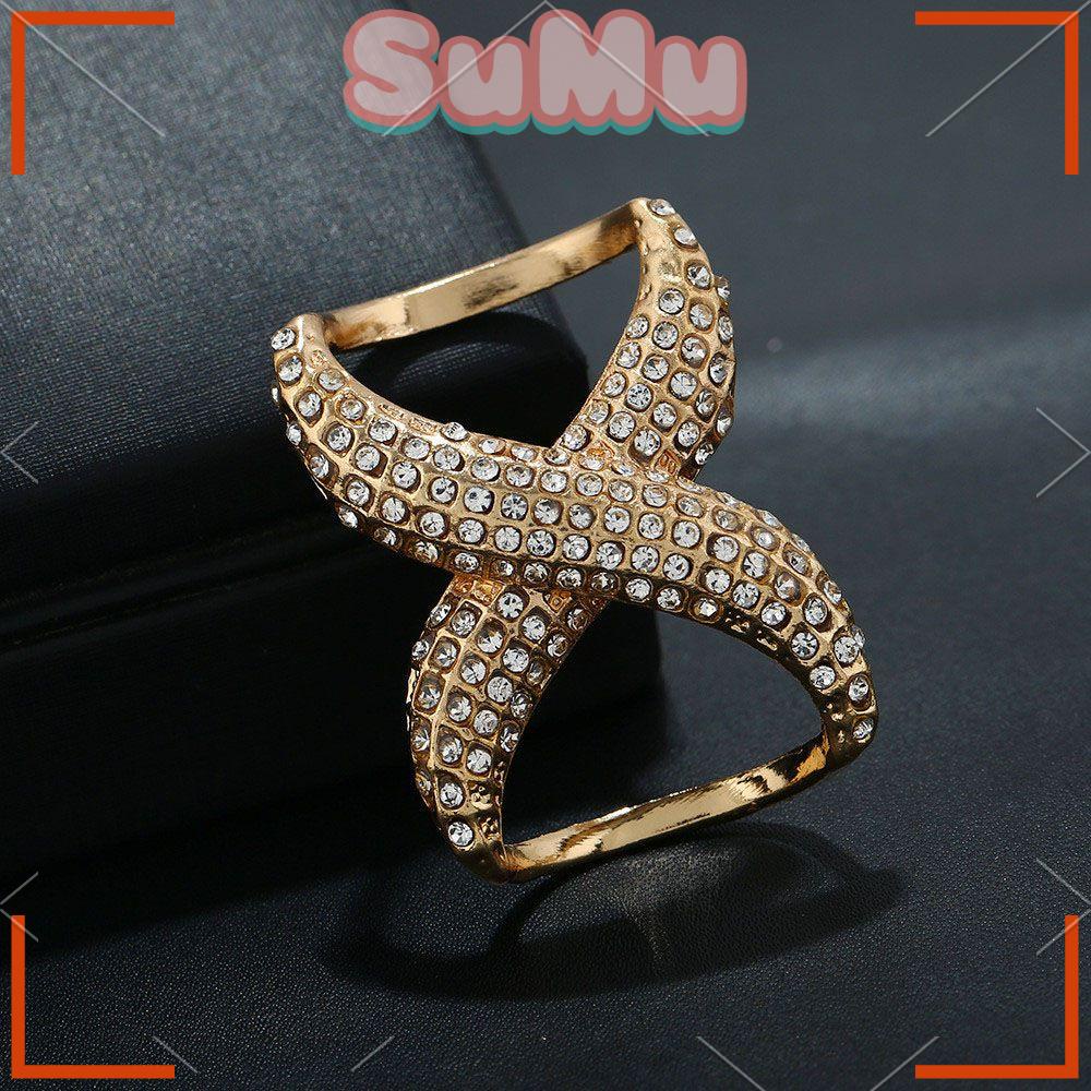 Nhẫn Kẹp Khăn Choàng Thời Trang Cho Nữ|Trâm Cài Áo Đính Đá Sang Trọng