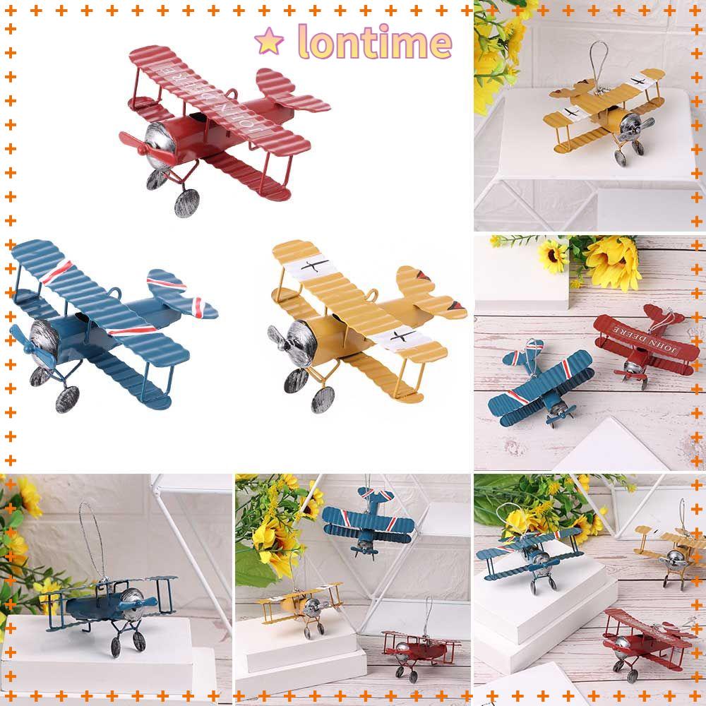 Mô Hình Máy Bay Nhỏ Bằng Thiếc Thủ Công Sáng Tạo Trang Trí Nội Thất Xe Hơi