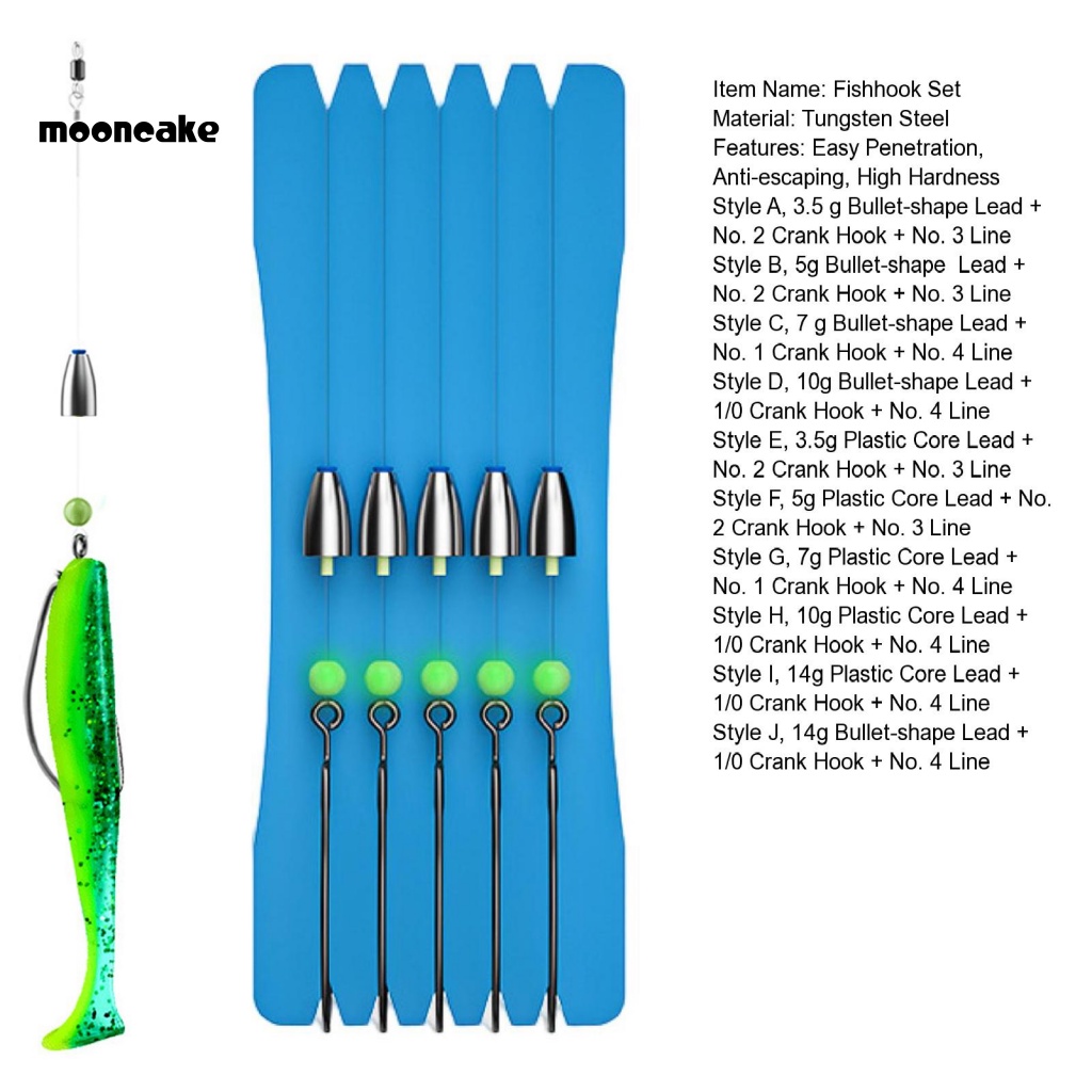 1 Bộ Phụ Kiện Câu Cá Bằng Thép Vonfram Chống Chảy Xệ