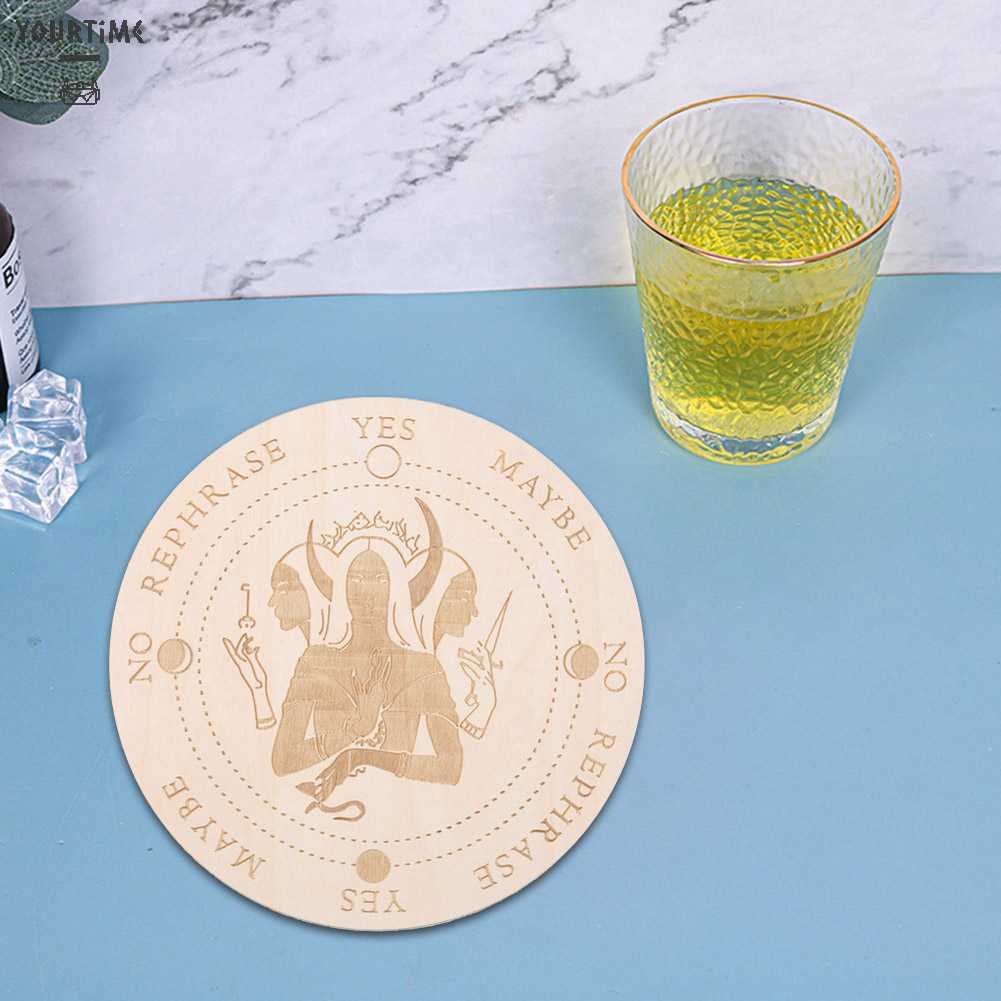 Đế Lót Ly Bằng Gỗ Hình Bảng Sao Băng Trang Trí Nhà Cửa