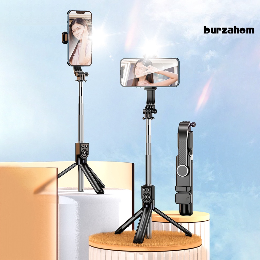 Gậy Tự Sướng Bluetooth 10M Có Thể Xoay 360 Độ 1.1M 50mAh Kèm Đỡ Điện Thoại Tiện Dụng