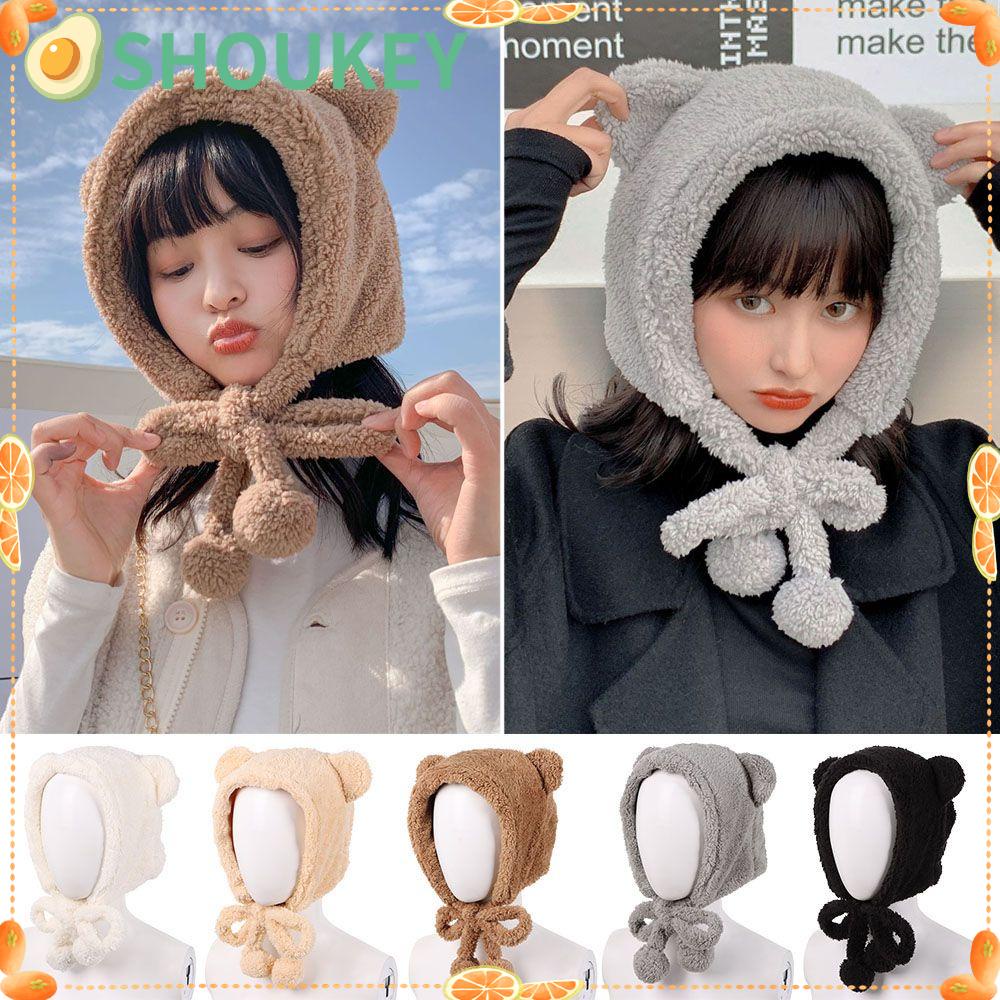 Mũ Tai Gấu Nhồi Bông Chống Gió Thời Trang Mùa Đông