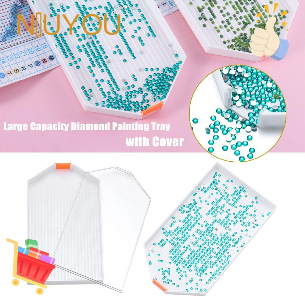 Khay Đựng Dụng Cụ Vẽ Tranh Chữ Thập Có Nắp Đậy Tiện Dụng