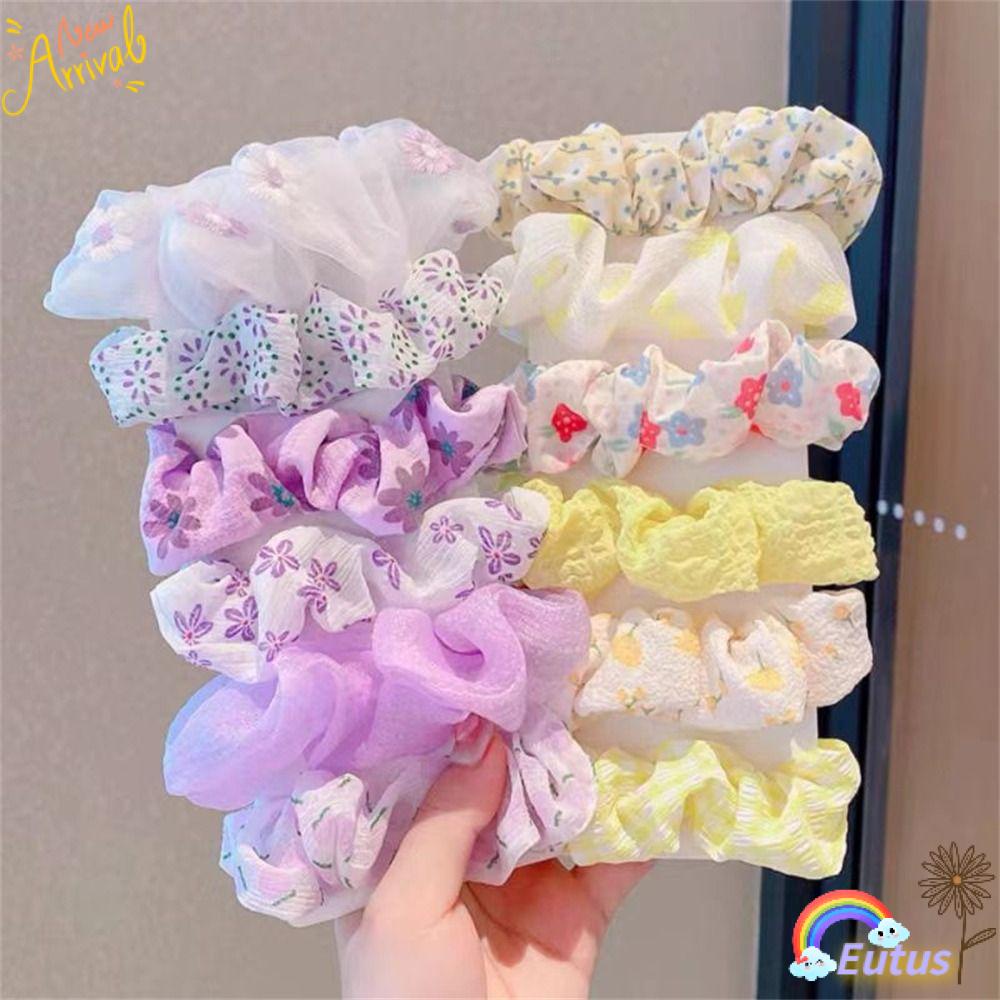 Set 6 Băng Đô Co Giãn Nhiều Màu Sắc Cho Bé Gái