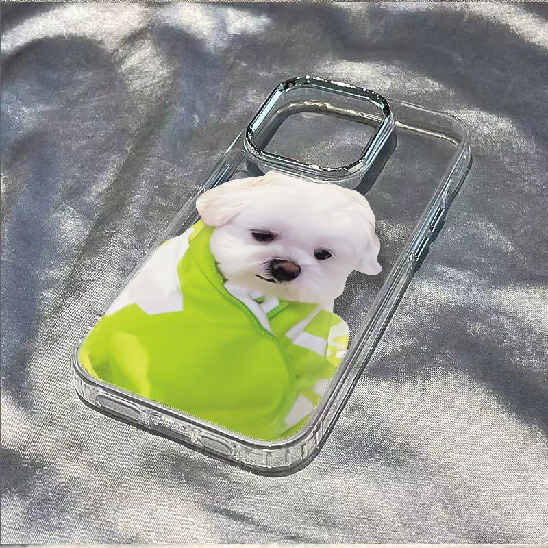 ✅Ốp Điện Thoại Cotton Mềm Chống Sốc Hình Cún Dễ Thương Cho Iphone 11138Iphone12In 14proplus / 7 max IR8F