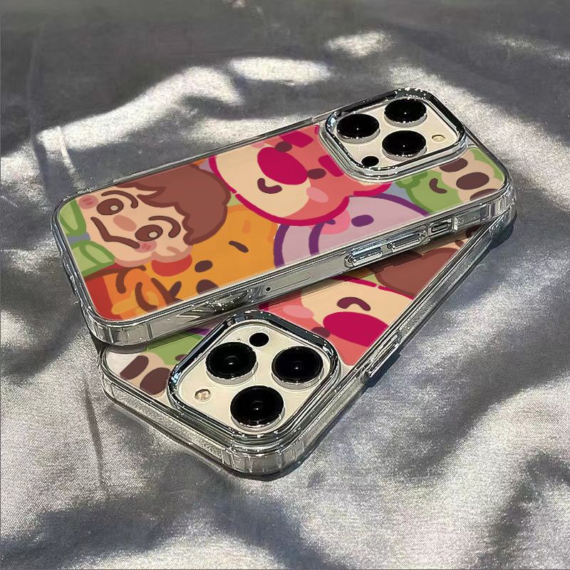 ✅Ốp Điện Thoại Dẻo Họa Tiết Gấu &amp; Dâu Tây Dễ Thương Chống Sốc Cho Iphone11In 13iPhone12 7 814pro max ZZ86