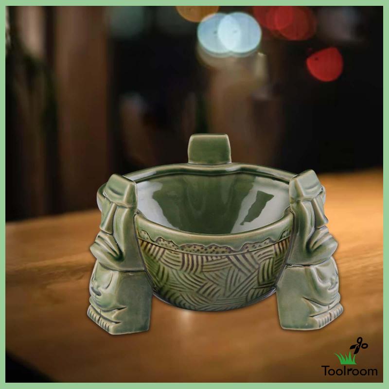 Cốc Uống Nước Bằng Sứ 1000ml Chủ Đề Tiki Sáng Tạo