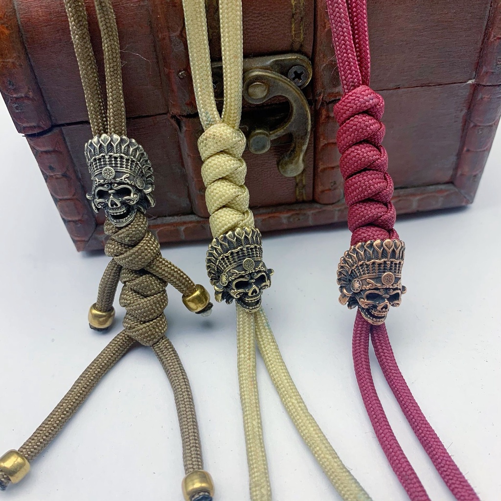 Vòng Tay Dây Thừng Gắn Đèn Pin Hình Cây Dù Bộ Lạc Châu Phi Sheikhs Độc Đáo