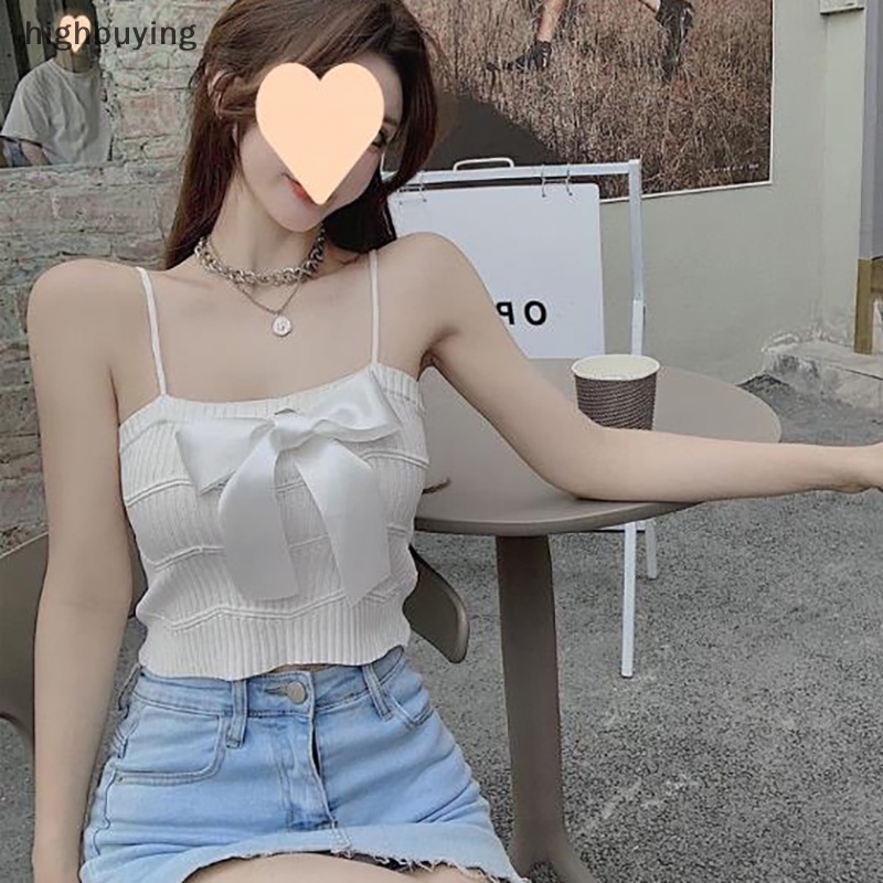 Áo Hai Dây Dệt Kim Quấn Ngực Thời Trang Quyến Rũ Cho Nữ