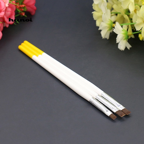 Set 3 Cọ Vẽ Trang Trí Móng Tay Nghệ Thuật Chuyên Nghiệp