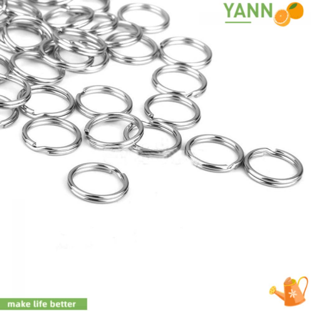 1 50 Móc Chìa Khóa Bằng Thép Không Gỉ Thiết Kế Mới Tiện Lợi Dễ Dùng