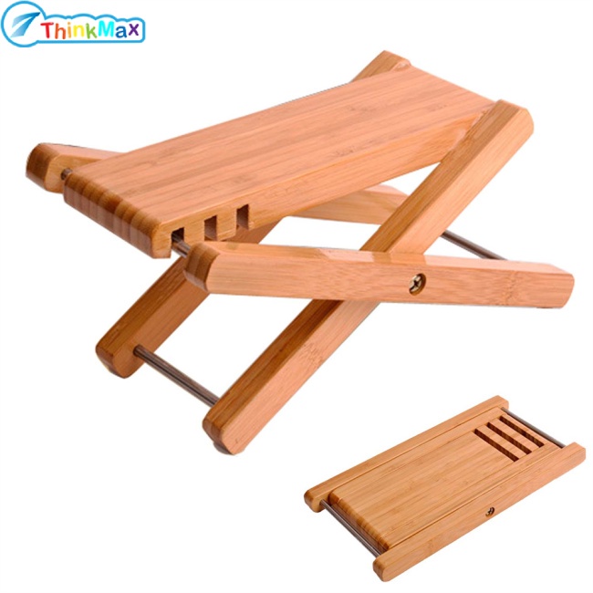 Thinkmax Ghế Gỗ Kê Chân Có Thể Điều Chỉnh Cho Đàn Guitar Acoustic