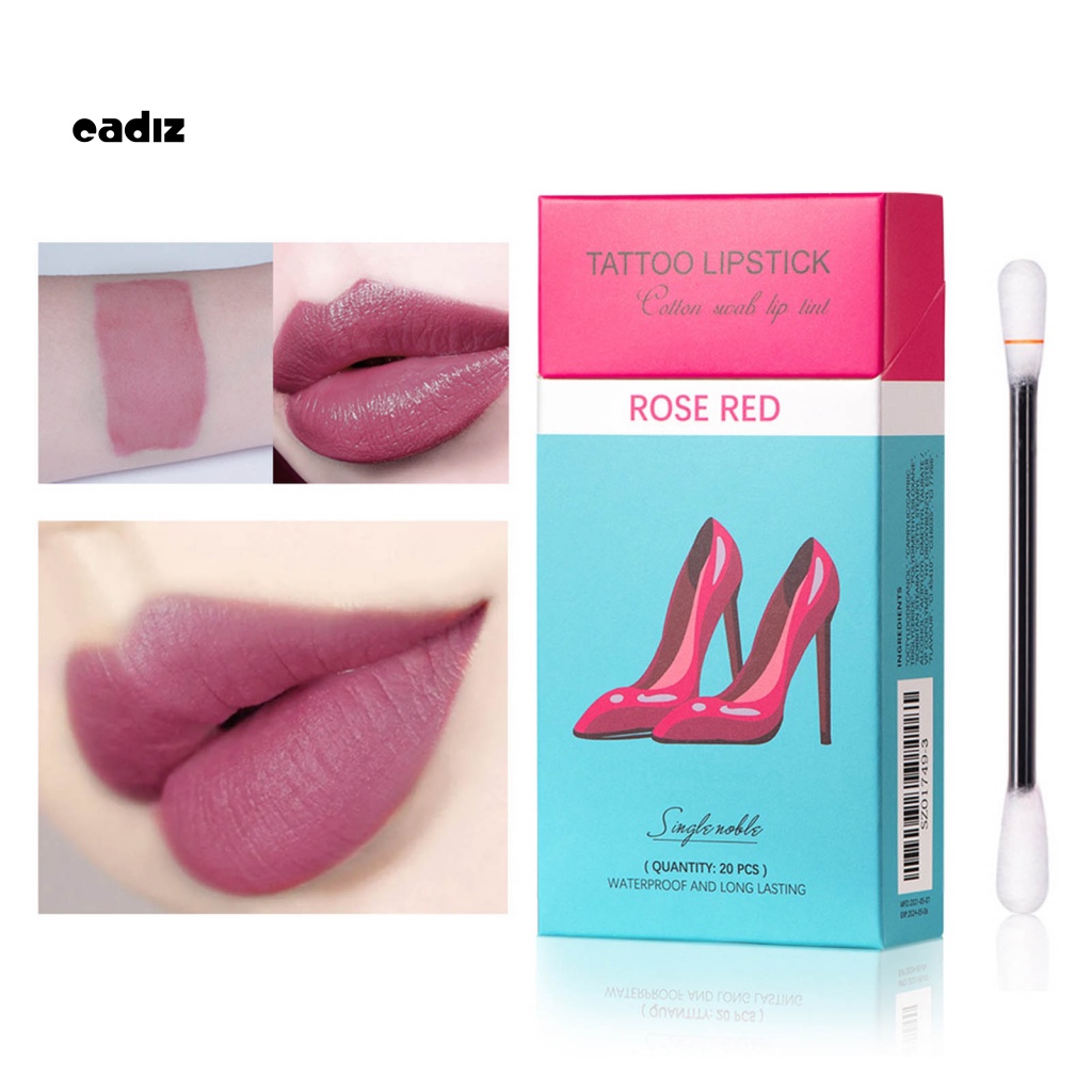 Hộp 20 Tăm Bông Trang Điểm Dưỡng Ẩm Lâu Trôi Tiện Dụng