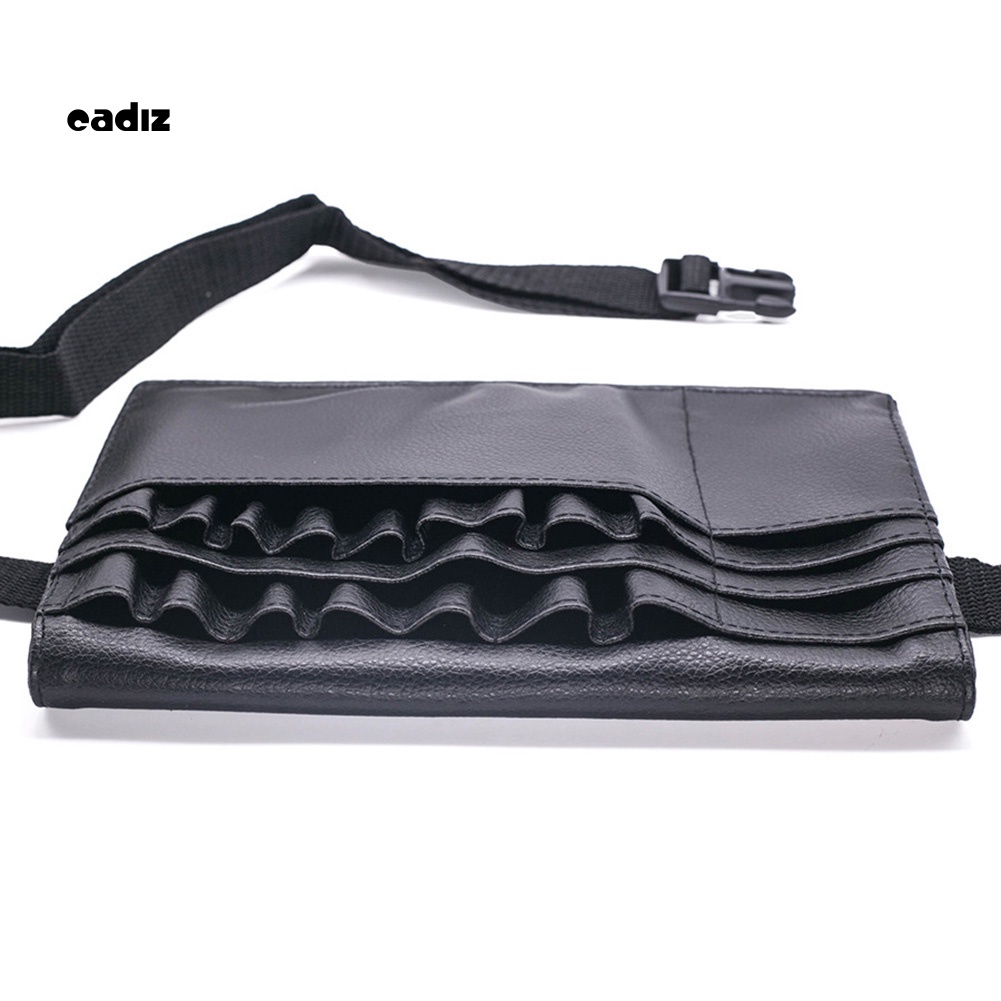Túi Giả Da Đựng Cọ Trang Điểm Đeo Thắt Lưng Chuyên Nghiệp CADI