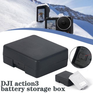  DJI Osmo Action 3 Mini Portable Battery Case Phụ kiện Pin Bảo vệ Tay áo Hộp thẻ TF 