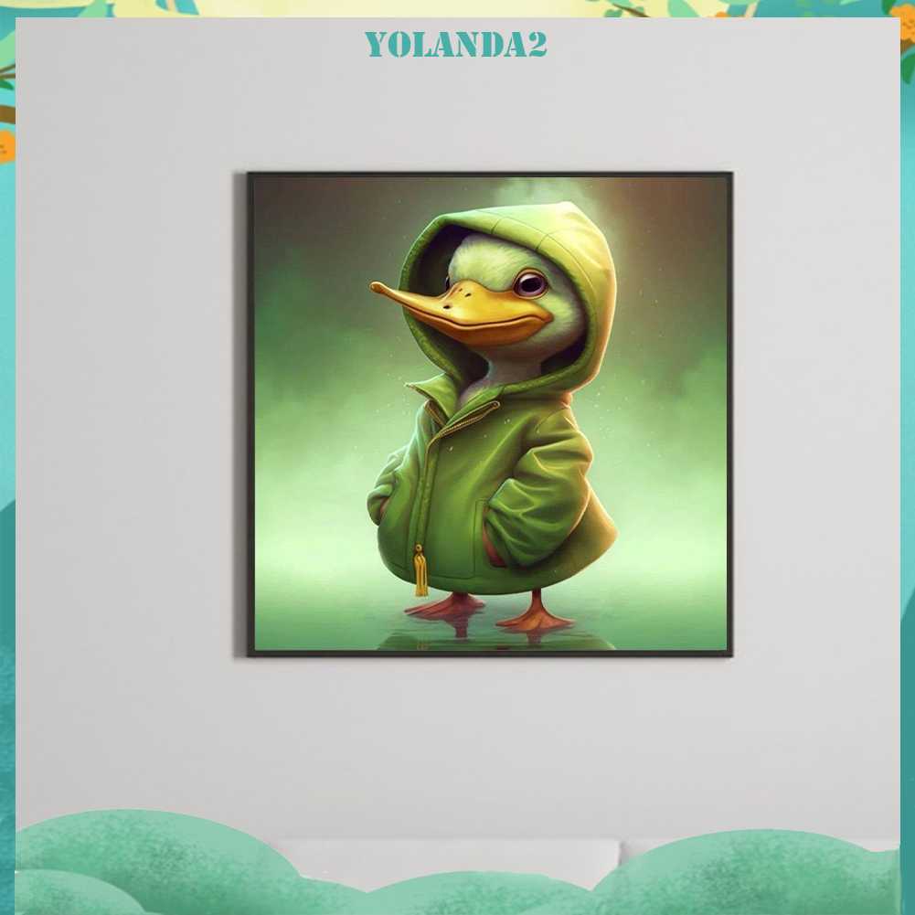 Tranh Đính Đá Kim Cương Toàn Bộ 5D DIY Hình Vẽ Vịt