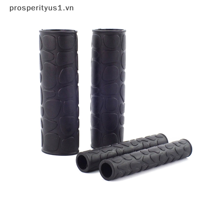 Set 2 Cặp Vỏ Bọc Tay Lái Xe Máy Bằng Cao Su Silicone Chống Trượt
