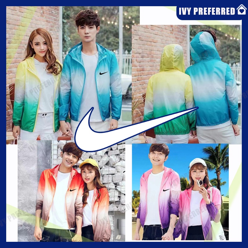 Áo Khoác Thể Thao Chống Nắng / Tia UV / Gió Màu Sắc Gradient Chống Thấm Nước Nhanh Khô Thời Trang Cho Gia Đình