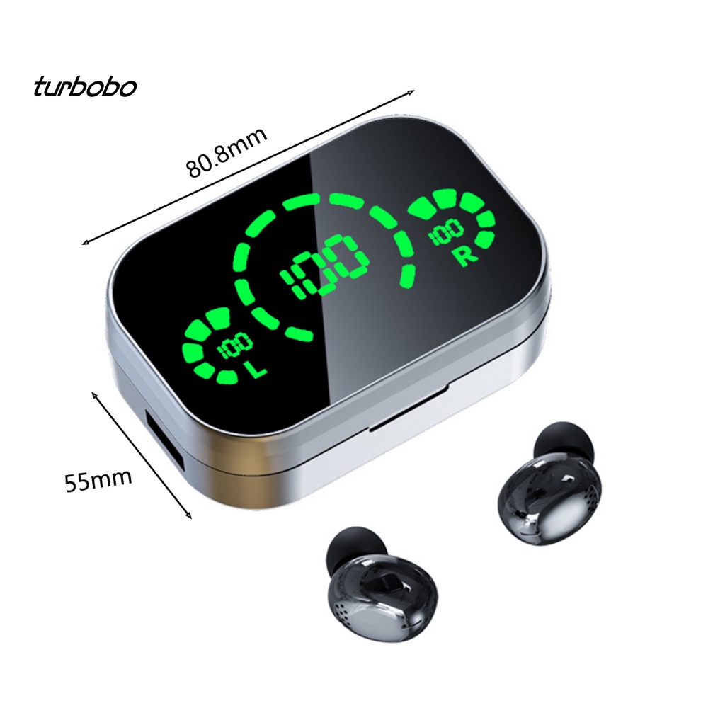 Tai Nghe Nhét Tai YD04 Bluetooth Có Thể Sạc Lại Điều Khiển Cảm Ứng Tiếng Ồn Mega Bass Không Dây Màn Hình Kỹ Thuật Số