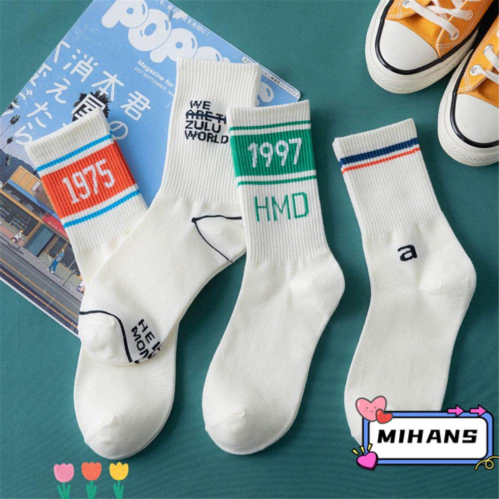 Tất Thể Thao Phối Sọc Cá Tính Theo Phong Cách Hàn Quốc