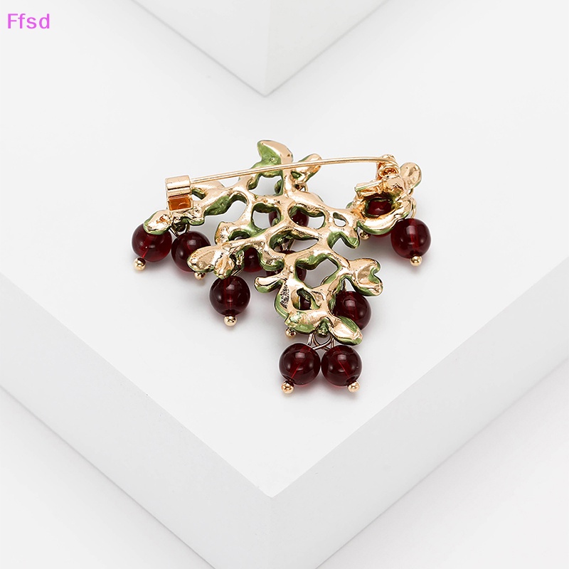 {Ffsd} Ghim Cài Áo Bằng Hợp Kim Hình Trái Cây Màu Sắc Tinh Tế Sáng Tạo Thời Trang Cho Phù Dâu / Phù Dâu