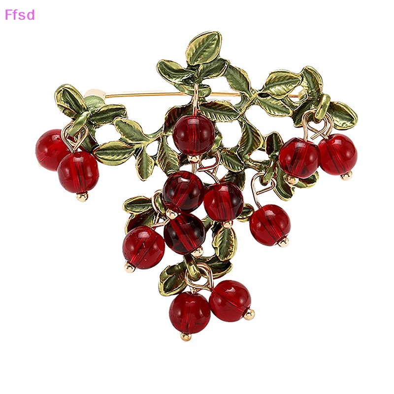 {Ffsd} Ghim Cài Áo Bằng Hợp Kim Hình Trái Cây Màu Sắc Tinh Tế Sáng Tạo Thời Trang Cho Phù Dâu / Phù Dâu
