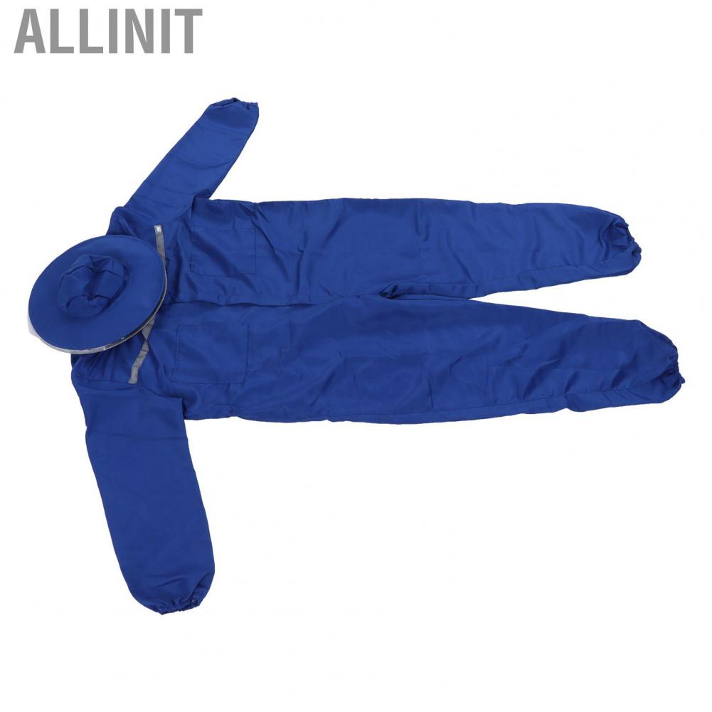 Allinit Bee Suit  Beekeeping Clothing Rubber Unisex Specially Designed Hat for Outdoor